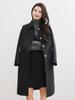 Women's Double-Sided Cashmere Lapel Coat - Mid-Length, Over-the-Knee Wool Blend for Autumn/Winter