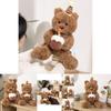 Adorable Plush Bear Doll For Girls Cute Comforting Teddy Bear Stuffed Animal Gift