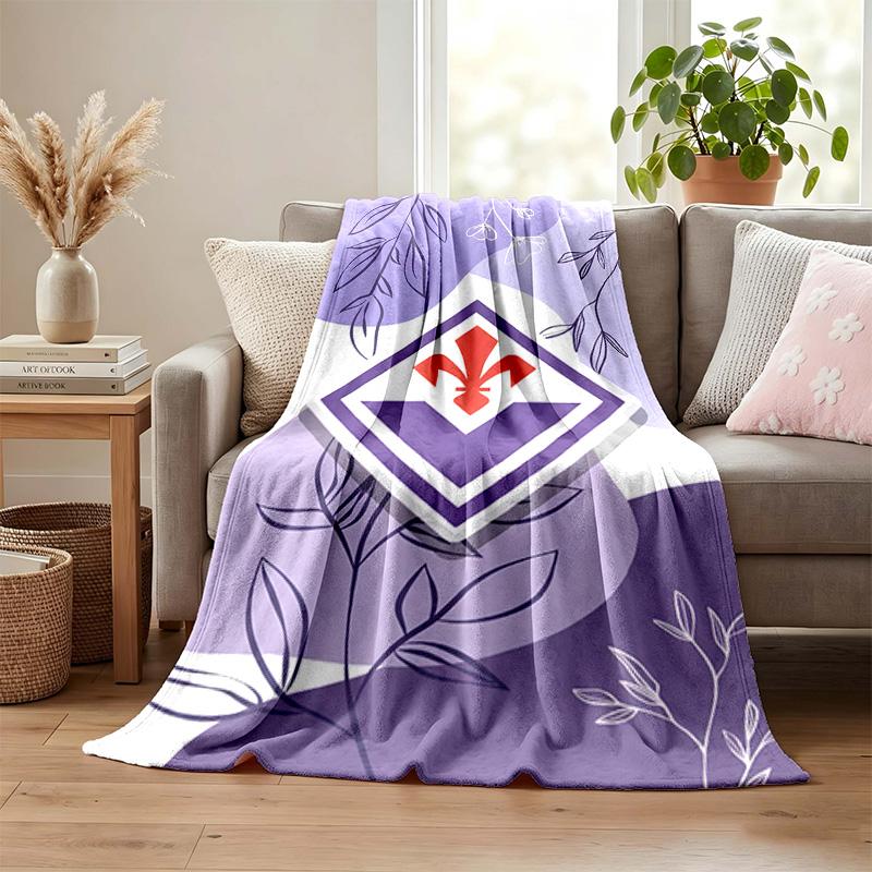ACF Fiorentina blanket Flannel Blanket Soft Cozy Plush Throw for Sofa Bed Lightweight Home Decor