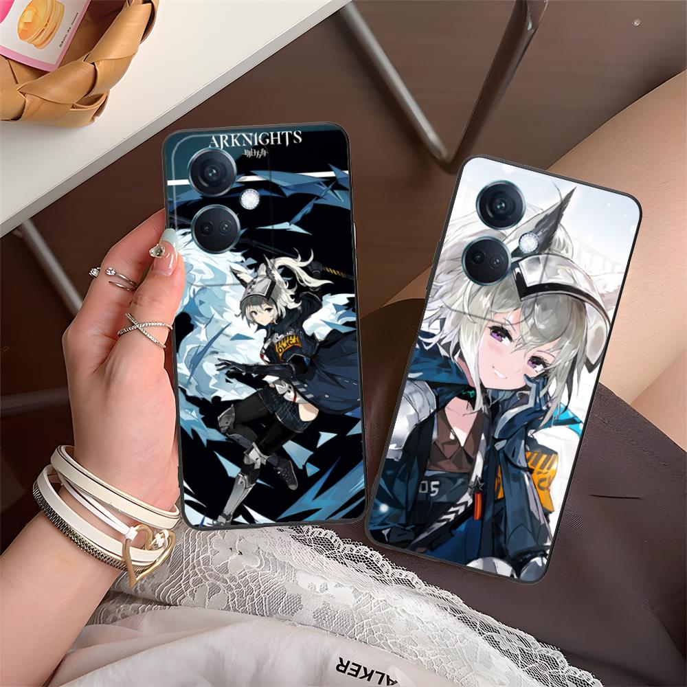 Arknights Grani Mattes TPU-Handyhülle für OPPO Reno 14 13 12 11 10 9 8 7 6 5 F T Pro 5G Bunte Druckabdeckung