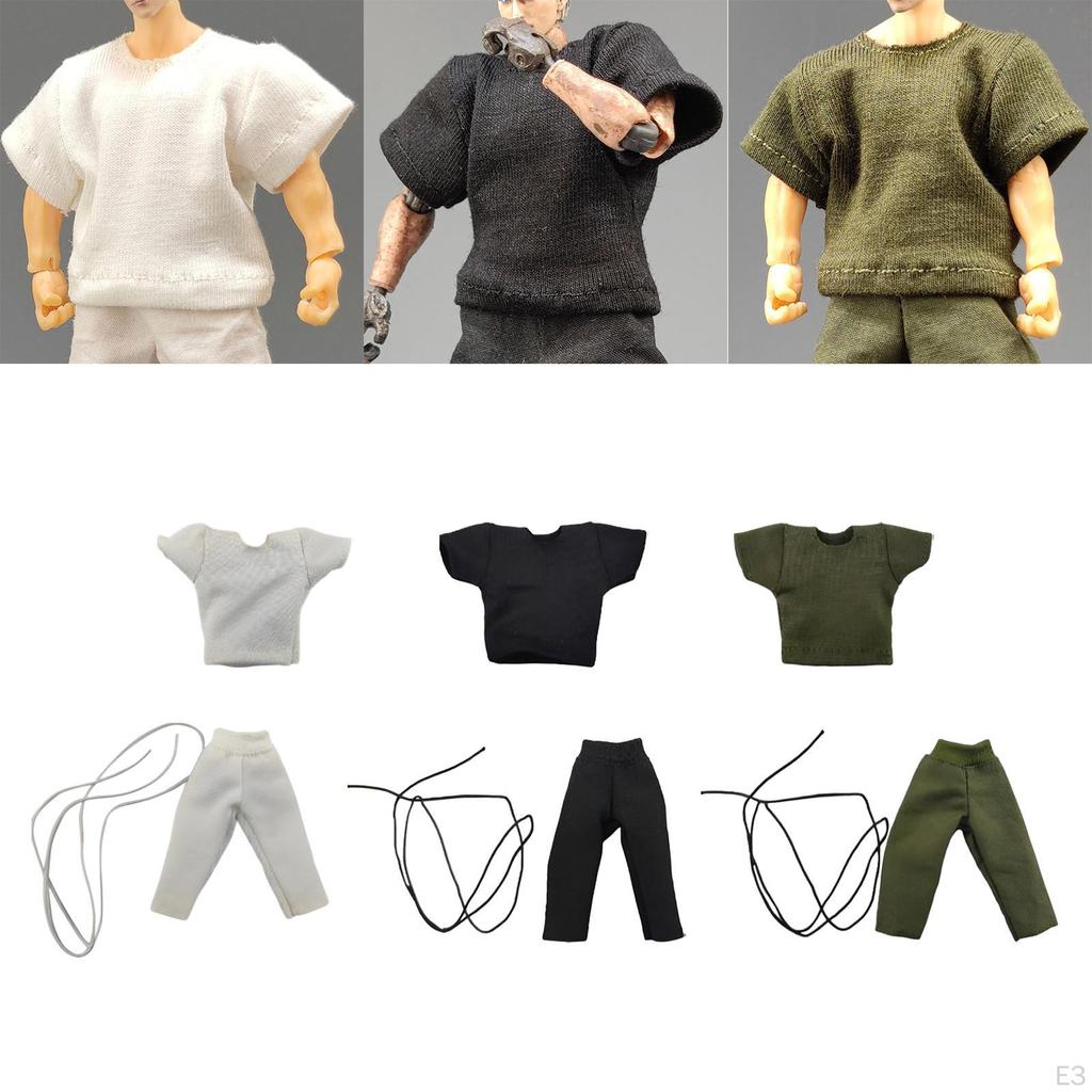 1/18 Action Figure Men's Shirt Doll Clothes Dress up for 3.75'' Figures