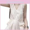 Summer Long Embroidered Knit Dress With Vneck For Plus Size Women