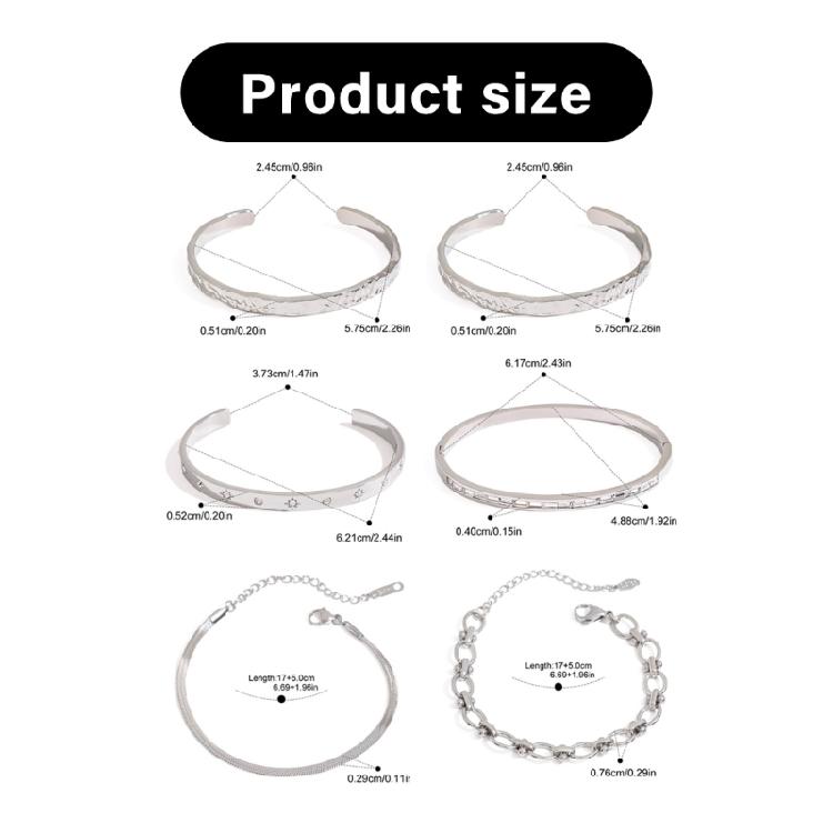 Elegant Curved Bangle Stainless Steel Stackable Bracelet Simple Jewelry Stylish Everyday Wear Unisex Accessory