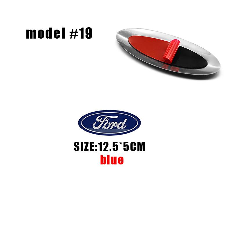 BBAG3 Ford Logo Front Grille Logo Hood Badge Emblem Auto Replacement Accessories For Focus mk2 mk3 Fiesta F150 F250 Ranger Mondeo mk4