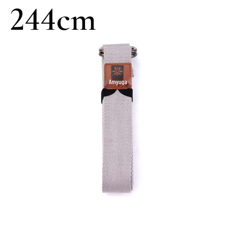 Enhanced Polyester Cotton Yoga Stretch Strap
