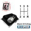 For Ford Focus MK2 2005-2012 Gear Shift Knob & Dust Boot 5/6 Speed Replacement Shifter Cover Black Red Stitching