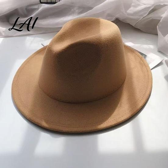 Photogenic Outdoor Cap Unisex Fedora Hat Short Brim Wool Blend Retro Panama Hat Cap Felt Winter for Men Women 1920s Party Costume Autumn Warm