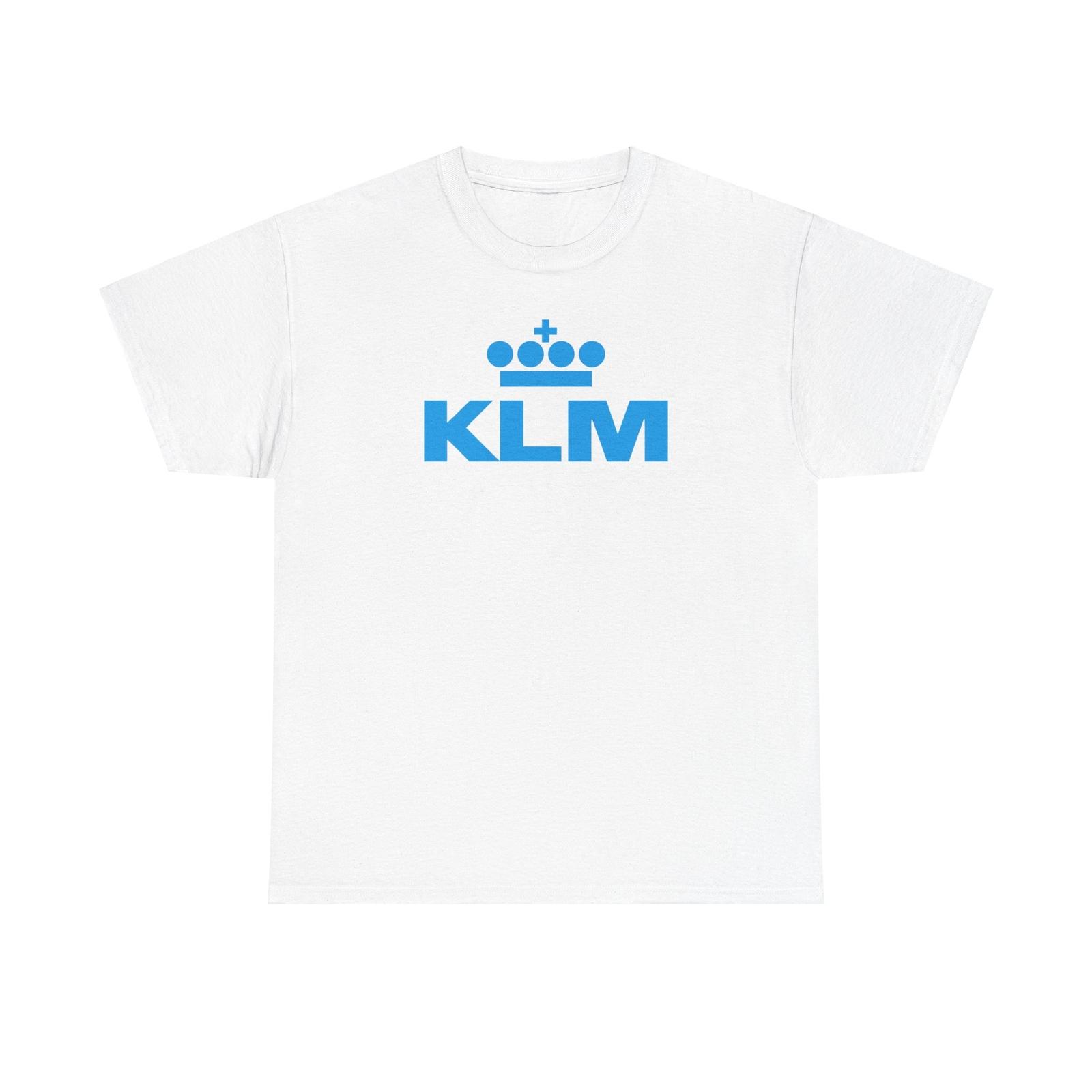 Aviation Fan Unisex T-Shirt Mens Womens Tees Top Tee - KLM Royal Dutch Airlines Crew Shirt, Air France-KLM 2XL