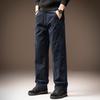 High-end Pure Cotton Tapered Casual Pants for Men, New Autumn Drape American Vintage Loose Loose Straight-leg Pants for Men