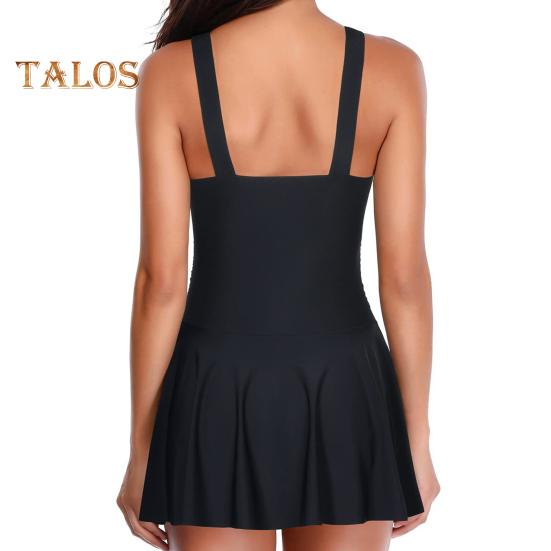 Ženy Květinový potisk Monokiny hluboký výstřih do V Splývavý lem Jednodílné plavky Slim Fit Plavky Šaty Styl Plážové oblečení