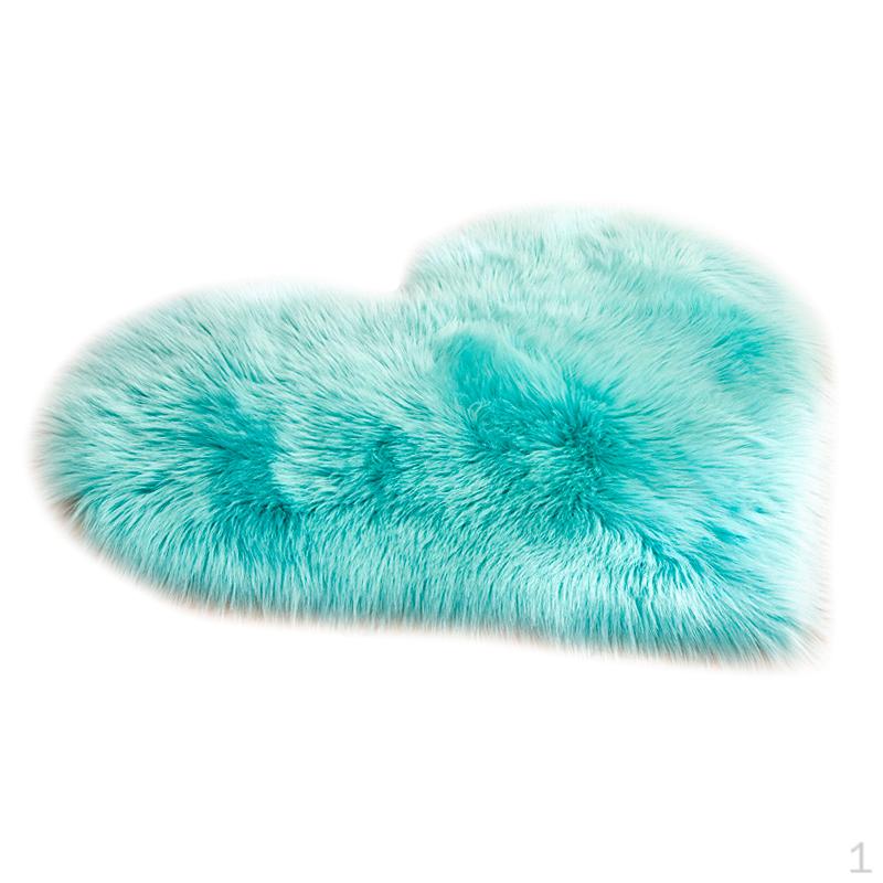 Shape Artificial Area Rug Floor Carpet Living Room Bedside Mat - Non Shed & Long Pile