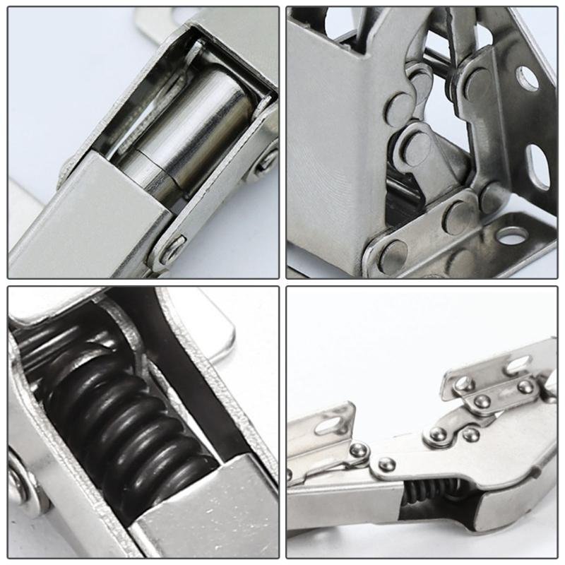 Tool Without Rapid Assembly Ball Bearing Fasteners Smooth Soft Close Screw Fix Cabinet Fastener Set for Closet Wardrobe