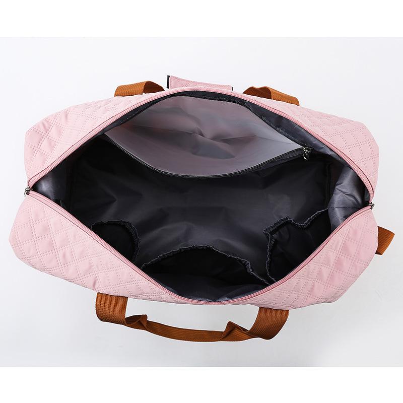 New High-end Simple Portable Fitness Bag Can Diagonally Span Dry and Wet Separation Sports Yoga Bag Independent Shoe Compartment Travel Bag