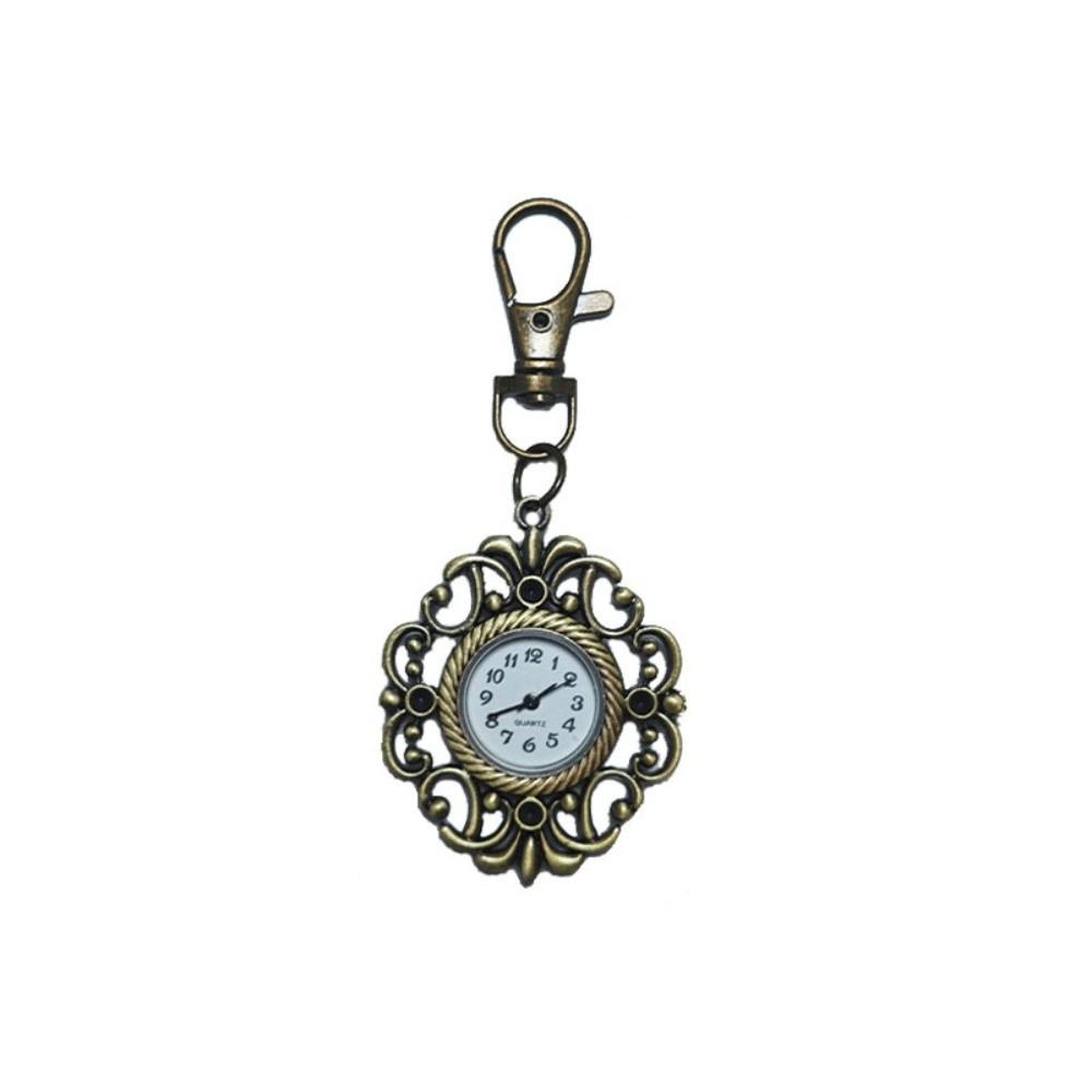 Retro Creative Pocket Watch Vintage Design Quartz Watch Keychain Watch Gift Collection