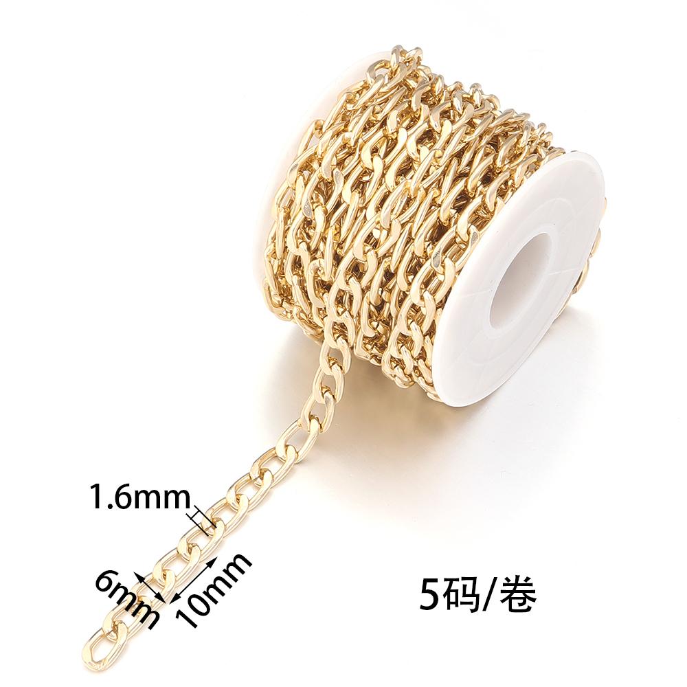 5yards/lot Aluminum Twisted Chains High Quality NK Extension Link Chains For Jewelry Making DIY Bracelet Necklace Connectors