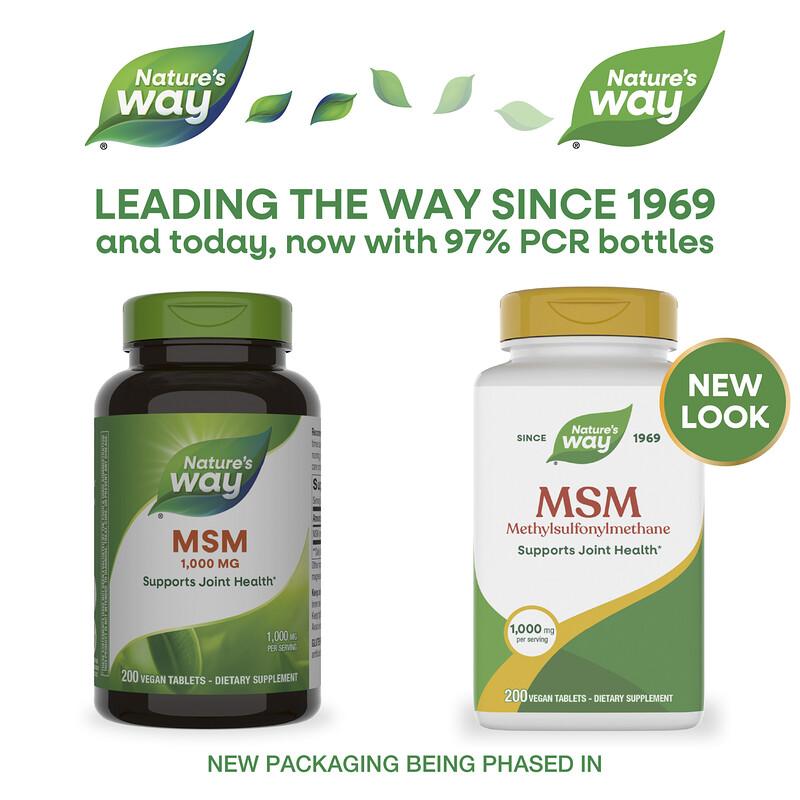 MSM, 1,000 Mg, 200 Vegan Tablets