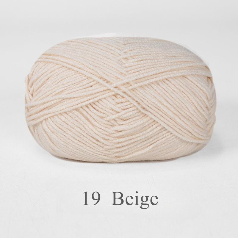 1pc 50g Soft Wool Milk Cotton Yarn Crochet Anti-Pilling Hand Knitting Thread For Cardigan Scarf Hat Baby Sweater Doll Supplies