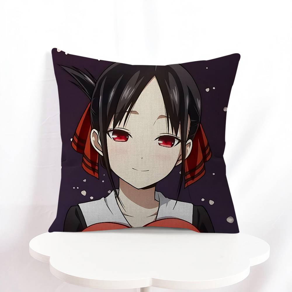 Shinomiya Kaguya Kissen Geschenke Heim Büro Einrichtung Schlafzimmer Sofa Auto Kissenbezug Hülle 45x45cm