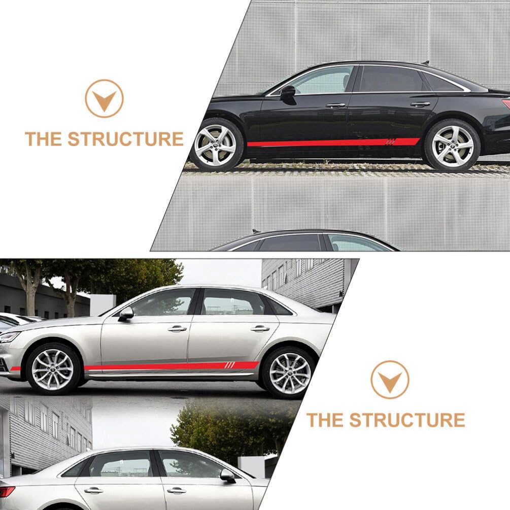 OUNONA Car Decal Sticker Car Sticker, Waterproof, Set of 2, Car Stickers, Dress Up,