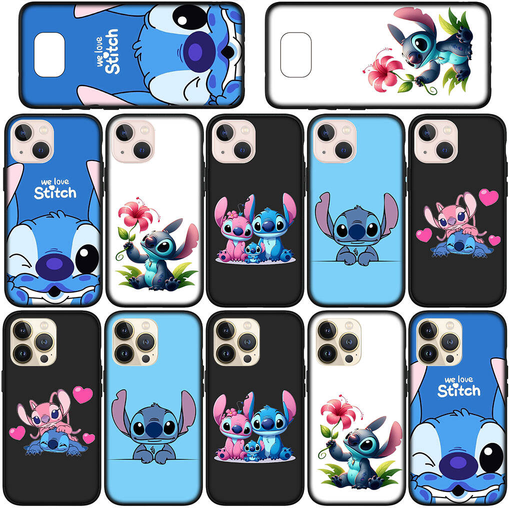 Phone Case for iPhone 17 16 15 Xiaomi Poco F8 F7 X7 X6 M8 C85 C75 C71 Redmi Note 14 13 12 11 Pro Max A3 A4 14C 13C 15C Anime Lilo Luxury Stitch Cover