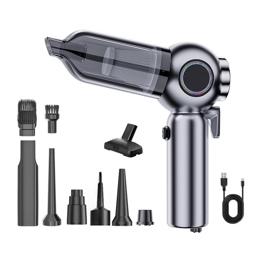 Saker Portable Car Vacuum Cordless 20000Pa 6 in 1 Multifunctional Adjustable Small Handheld Vacuum 7800mAH with Brushless Motor, for Car Home and SW-