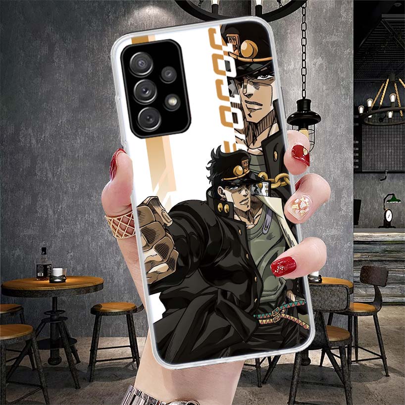 JoJo Bizarre Adventure Anime Phone Case For Samsung Galaxy A12 A22 A32 A52 A72 A02S A51 A50S A71 A70 A31 A20S Note 20 Ultra S10