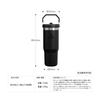 STANLEY Ice Flow Flip Straw, Black 2.0, Vacuum Tumbler, 0.88L, Insulated Stainless Steel Water Bottle, Perfect for Sports and Outdoors, with Warranty