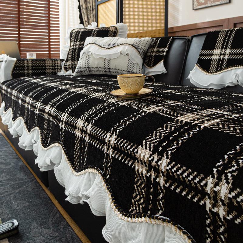 

Four Seasons Universal Special-Shaped Sofa Cushion New Straight Non-Slip Sofa Cushion Light Luxury Premium Sofa Cover 70*70cm