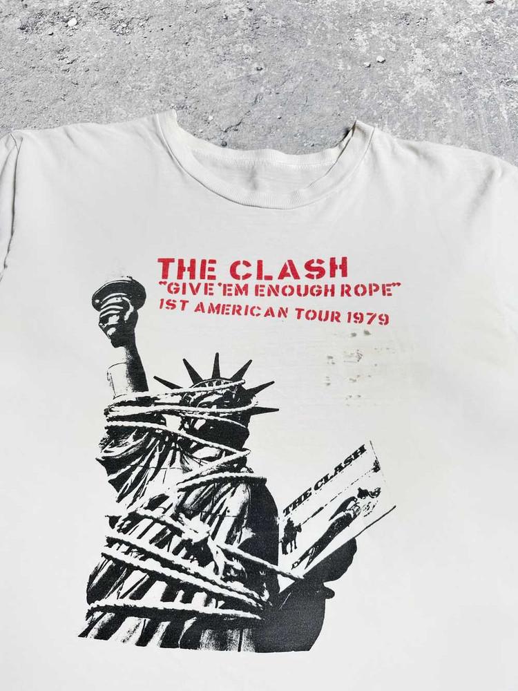 

Футболка унисекс The Clash Band Give Em Enough Rope Полный размер S-5XL SS76 M