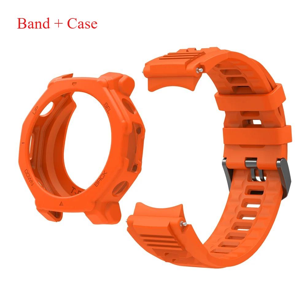 Silikonowy Pasek + Silikonowe Etui do Smartwatcha Amazfit T-REX 3Pro Pasek do Zegarka Dla Huami Amazfit T-rex3Pro 48MM Bransoleta