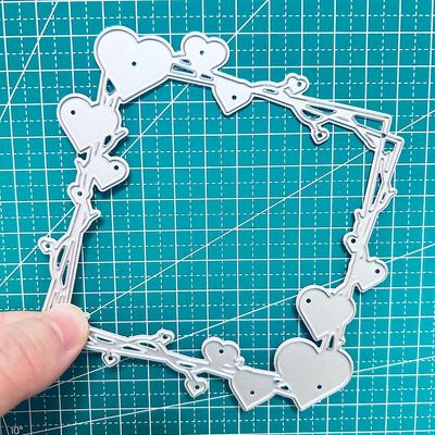 Love Box Frame Metal Cutting Dies Stencil for DIY Scrapbooking Photo Album Embossing Paper Cards Crafts Diecuts