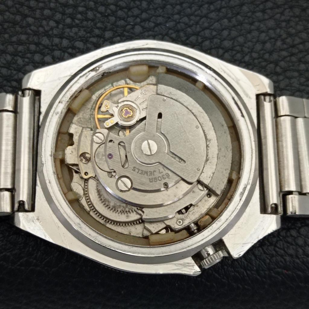 GENUINE VINTAGE SEIKO 5 AUTOMATIC 6309A JAPAN MENS ORIGINAL DIAL WATCH A702522-1