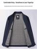 Men's Woolen Jacket - Business Casual for Middle-aged and Elderly