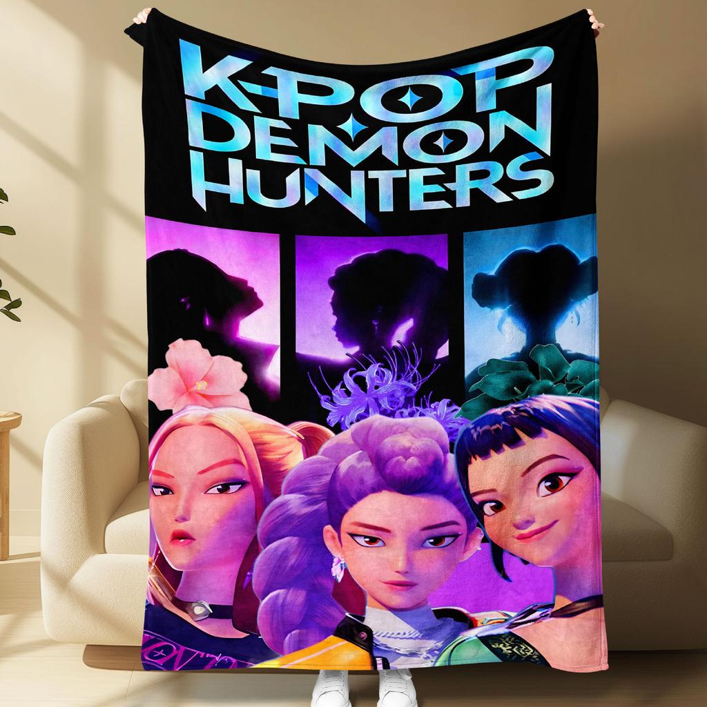 Kpop Witch Hunters Blanket Blanket Jit Witch Hunters Peripheral Pattern Digital Printed Flannel Blanket Blanket