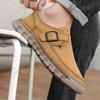 Fashion 2025 Men Loafers Slip On Handmade Leather Casual Shoes For Men Moccasins Plus Size 38-46 Flats Sneakers Vintage Design Man Shoes