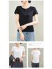 Women's Double-sided Tencel Modal Round Neck Short-Sleeve T-shirt - Summer 2025 Collection