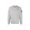 Garment Dyed Sweatshirt Melange Grey Men Tops 761563051-V0M64