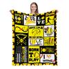 Softball Blanket, Fashion Softball Gifts for Girls Boys Teenagers, Super Soft Warm and Comfortable Throw Blanket for All Season
