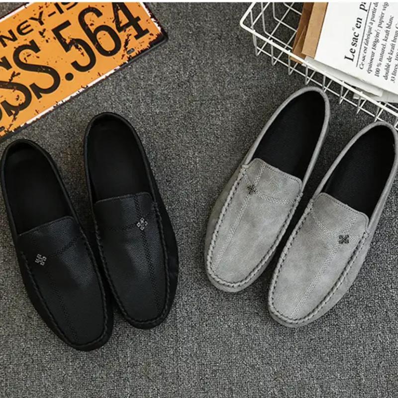Fashion Men's Loafers Low-top Casual Shoes for Men Comfort Soft Male Social Shoes 2025 Men's Flat Driving Shoes Chaussure Hommes Hombre