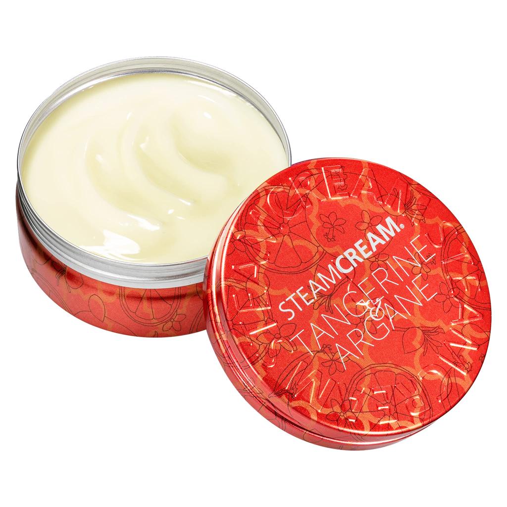 Steamcream Offizielle Mandarine & Argan 75g Hergestellt in Japan Feuchtigkeitsspendende Allzweckcreme für Hände, Gesicht, Körper und Handpflege Natürliche Ätherische Öle