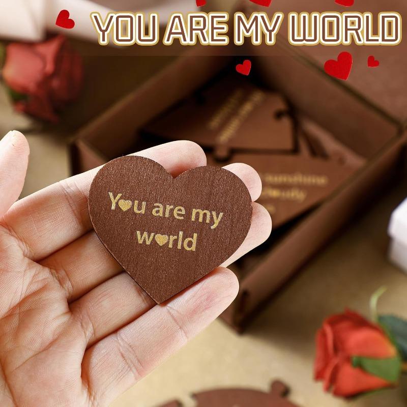 20 Gründe, warum ich dich liebe Geschenk, Valentinstag Romantische Herz-Puzzle-Box für Freundin, Freund, Frau, Ehemann, Ich liebe dich Mama, Beziehungsgeschenke