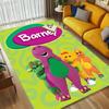 Barney Show Nonslip Living Room Area Rug Soft Carpet For Bedroom Game Playroom Sofa Office Home Decor Doormat Christmas Gift