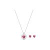 One Series Halsketten- und Ohrring-Set Damenschmuck Rot 5470602