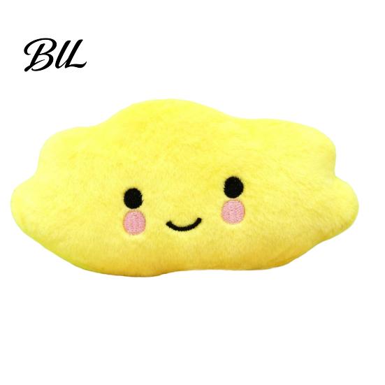 Pet Boredom Relief Toy Plush Cloud Dog Squeaky Cute Chew Soft Puppy Teething for Dogs Solo Entertainment Interactive Play Fun