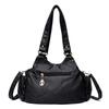 Leder Casual Umhängetaschen für Frauen 2024 Damen Luxus Designer Tote Handtasche Top-Griff Hohe Qualität Schulter Tasche Sac A Main