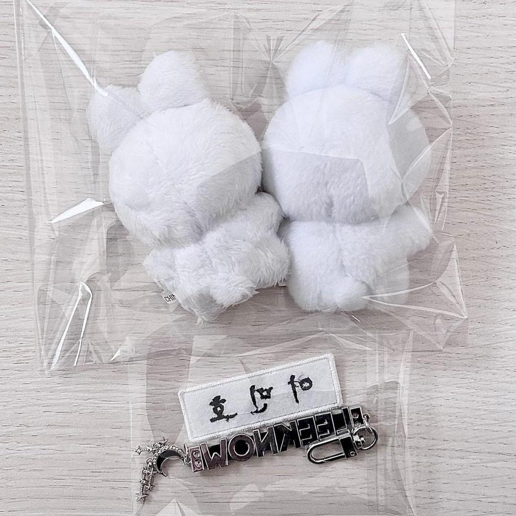 Used Straykids Reno Rabbit Plush Master Name Tag Keychain