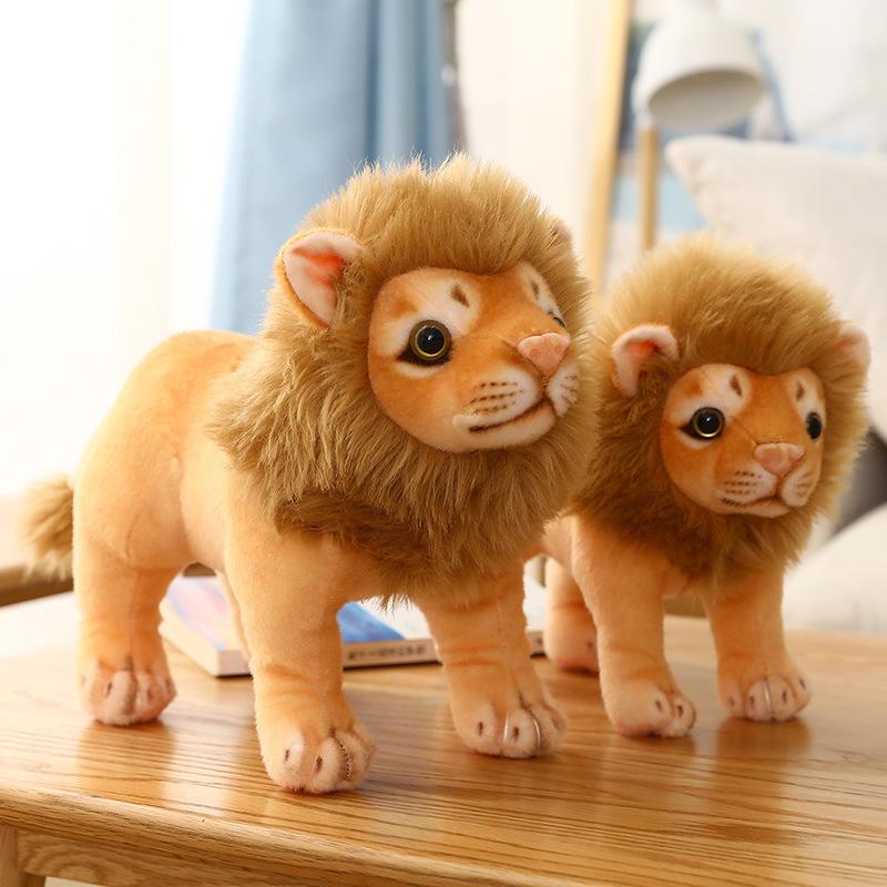 Simulated New Cute Doll Lion Stuffed Toy Small Lion Cloth Doll Children Doll Pillow Gift