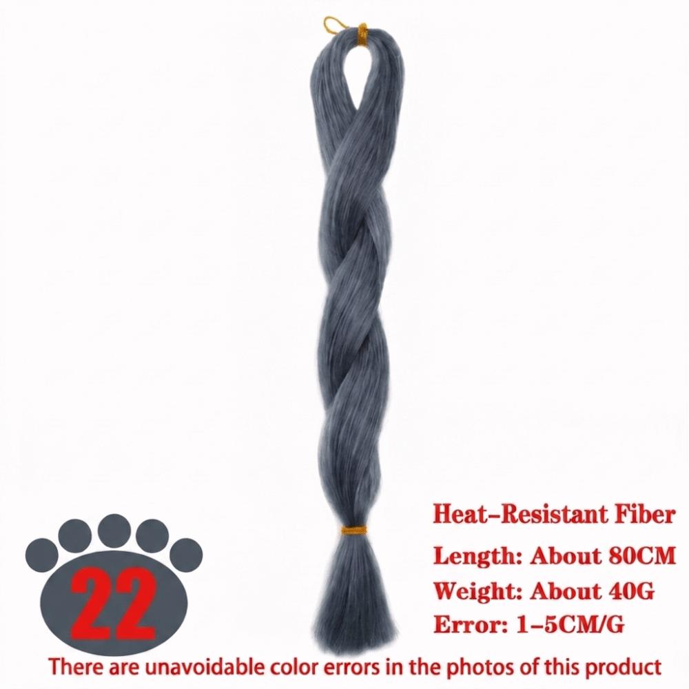80cm Heat-Resistant Fiber Doll Hair Hand-crocheted Doll Hair for BJD SD Doll Doll Hair