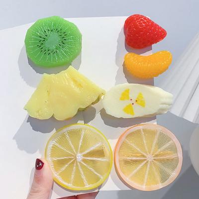 Side Clips Food Ornament  Girls Headwear Women Barrettes Korean Style Hairpin Simulation Fruit Hair Clips Duck Bill Clips