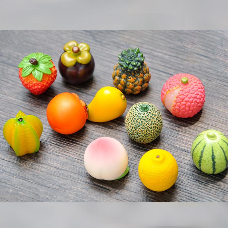 Resin Fruit Miniature Blind Bag Set With Realistic Model For Kids And Collectors